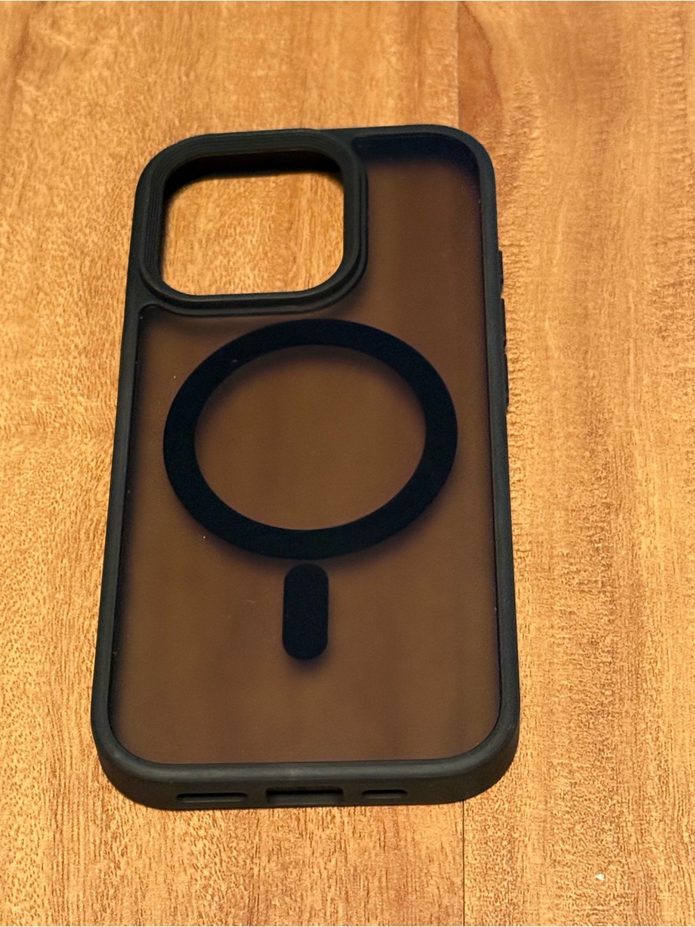 Black MagSafe-Compatible iPhone 16 pro Case for iPhone - Protective Matte Cover
